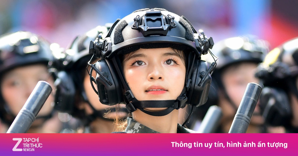Các nữ chiến sĩ xinh đẹp, rạng rỡ tại tổng duyệt diễu binh ở TP.HCM