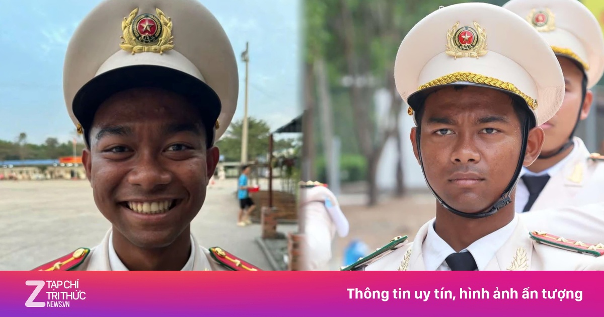 Chân dung chiến sĩ diễu binh có nụ cười 'hút nắng' viral khắp cõi mạng