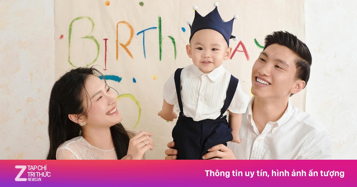 Văn Hậu tổ chức sinh nhật cho con, gia đình Quang Hải góp mặt