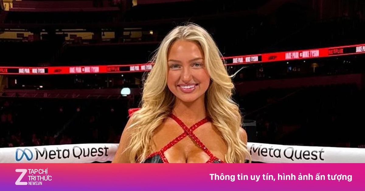 Ring Girl đổi đời sau một đêm nhờ trận đại chiến Tyson và Paul