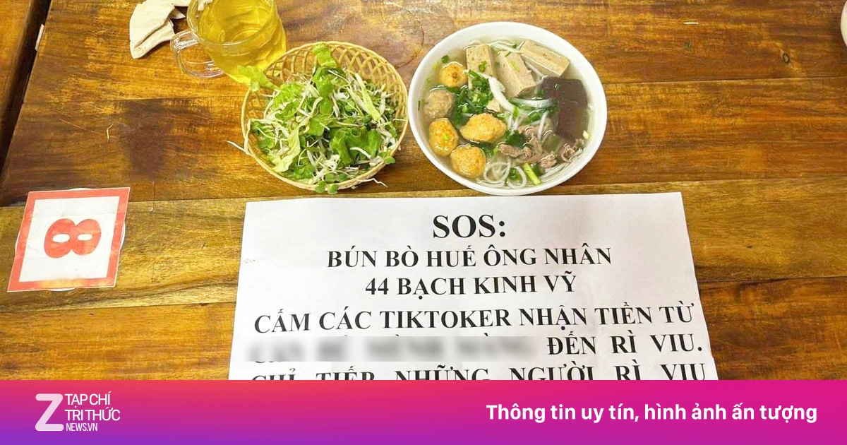 Quán bún bò Huế cấm cửa TikToker 'review bẩn'