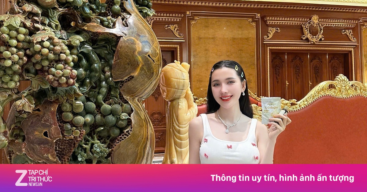 Ngân Collagen khoe phòng ngủ trong biệt phủ 'dát vàng'