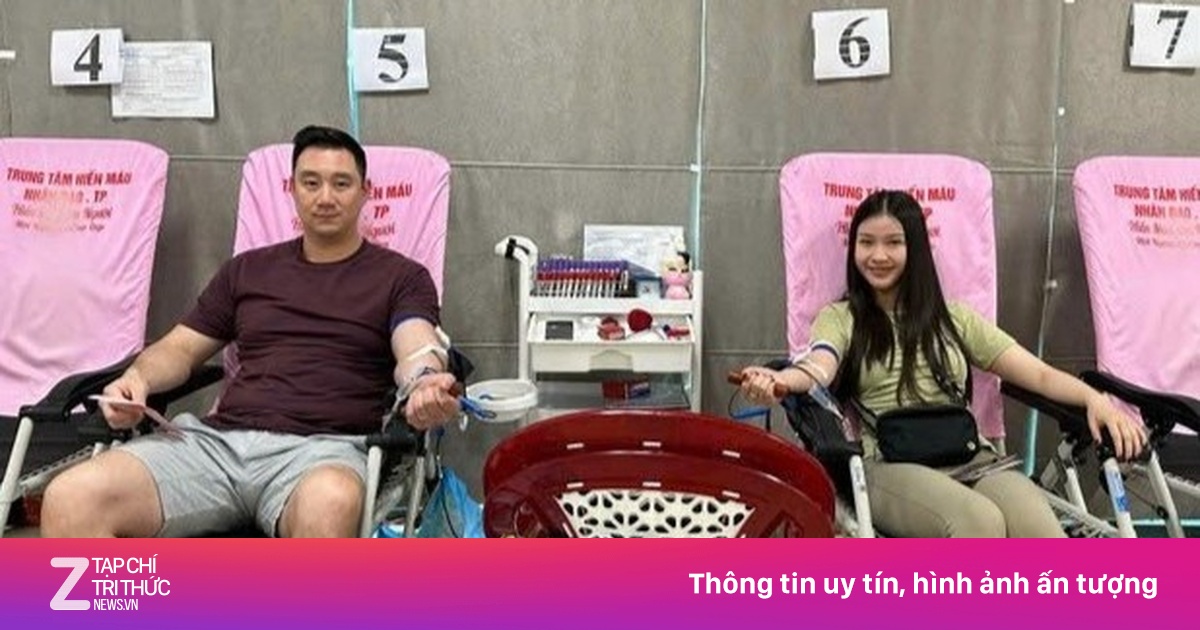 Vợ chồng trẻ 'dắt tay' cùng hiến máu, 17 lần hiến trong hơn 2 năm