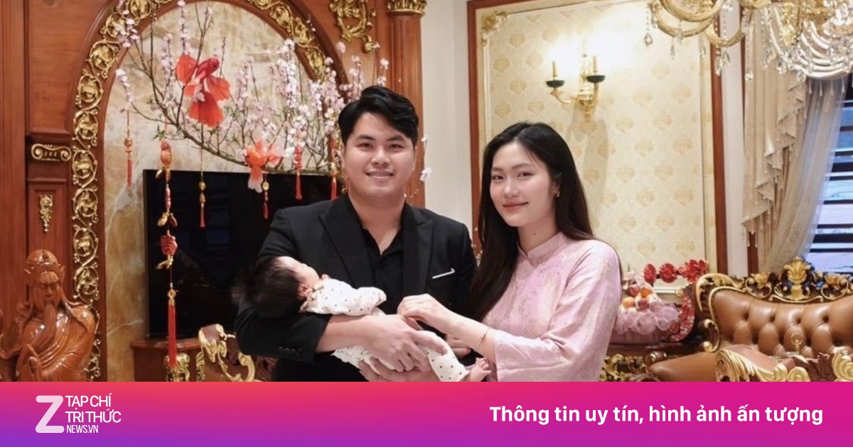 Hoa khôi bóng chuyền Trần Việt Hương đón Tết rạng rỡ trong biệt thự nhà chồng thiếu gia
