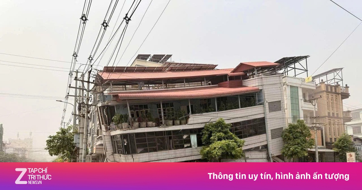 Cảnh tượng đổ nát tại Myanmar sau trận động đất 7,7 độ