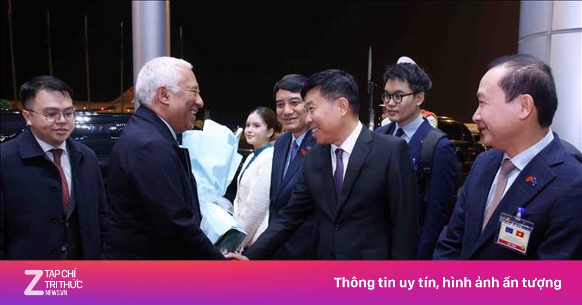 Chủ tịch Hội đồng châu Âu António Costa đến Hà Nội