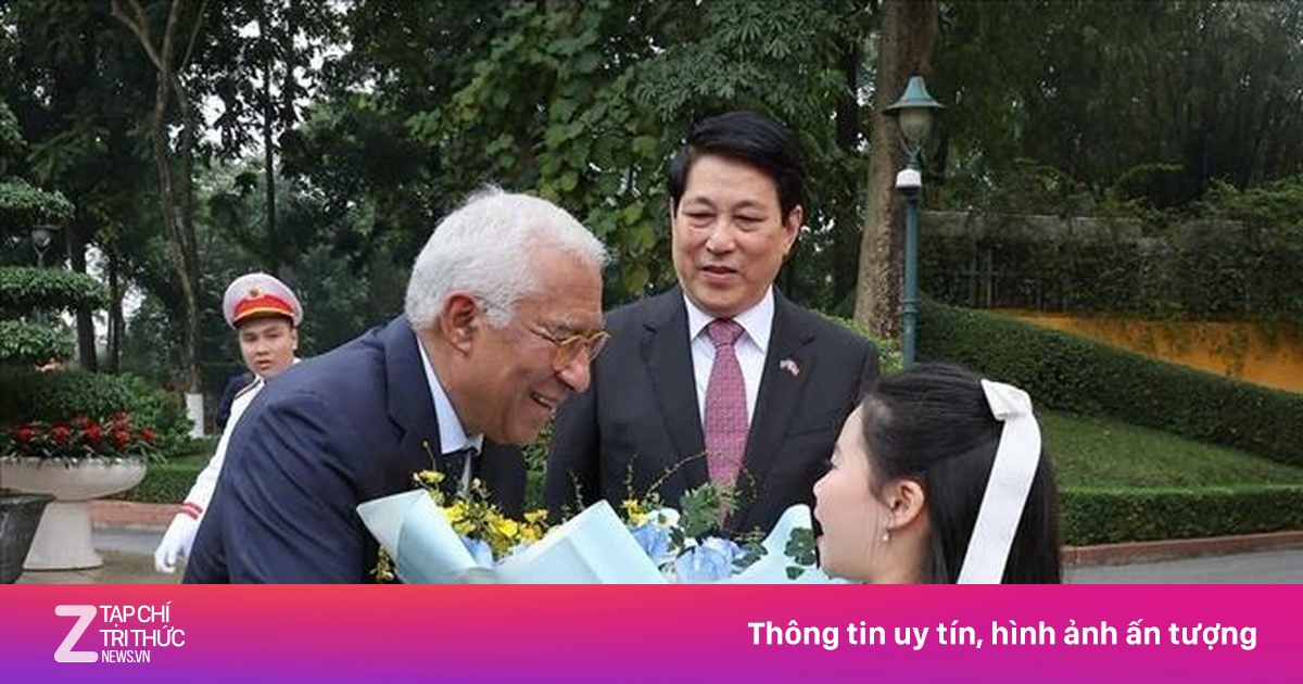 Chủ tịch nước Lương Cường chủ trì lễ đón Chủ tịch Hội đồng châu Âu