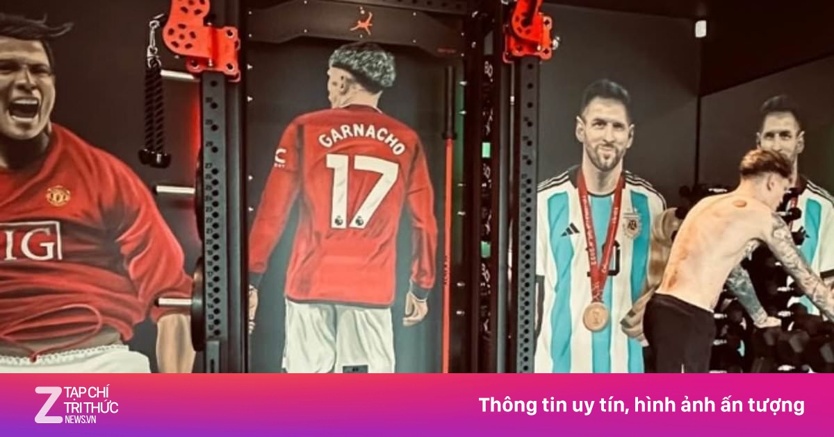 Garnacho gây chú ý với hình ảnh về Ronaldo, Messi | Znews.vn
