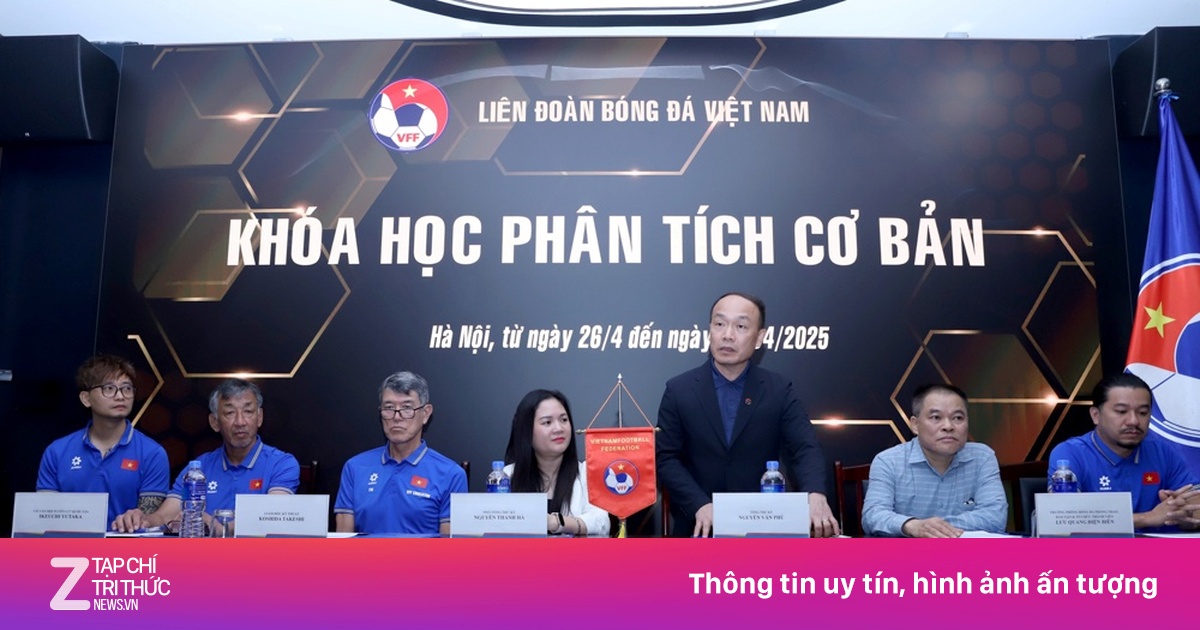 Lớp học phân tích bóng đá đầu tiên của VFF