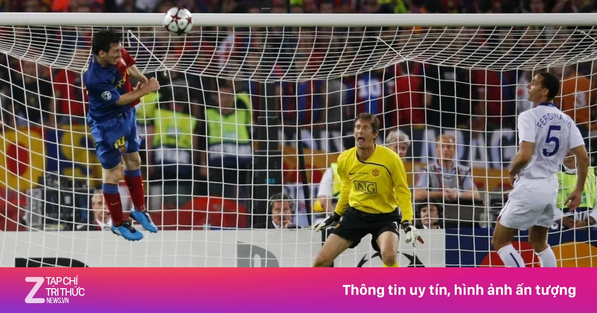 Messi chọn cú đánh đầu tung lưới MU là bàn thắng để đời