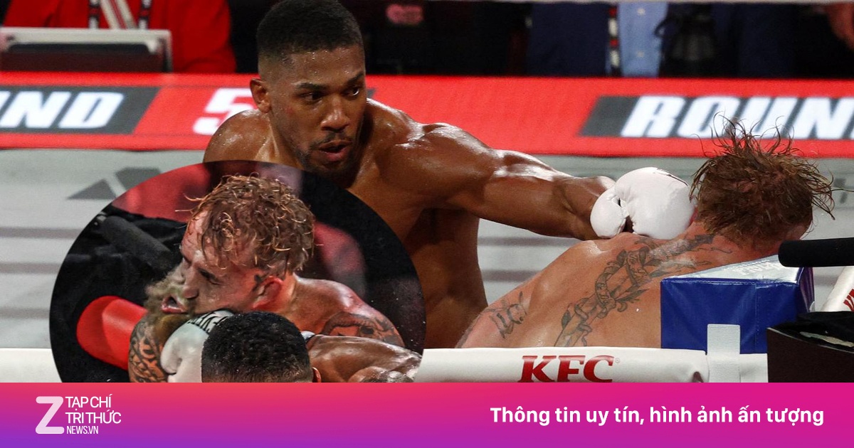 Anthony Joshua hạ knock-out Jake Paul