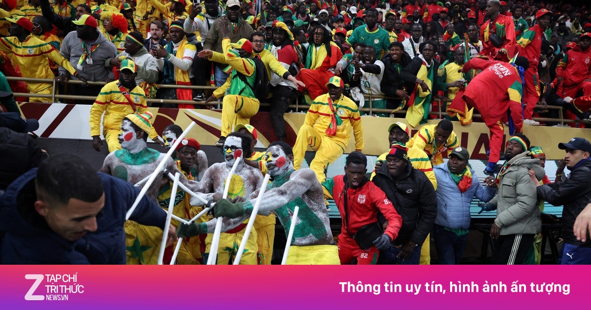 Cảnh hỗn hoạn ở chung kết cúp châu Phi