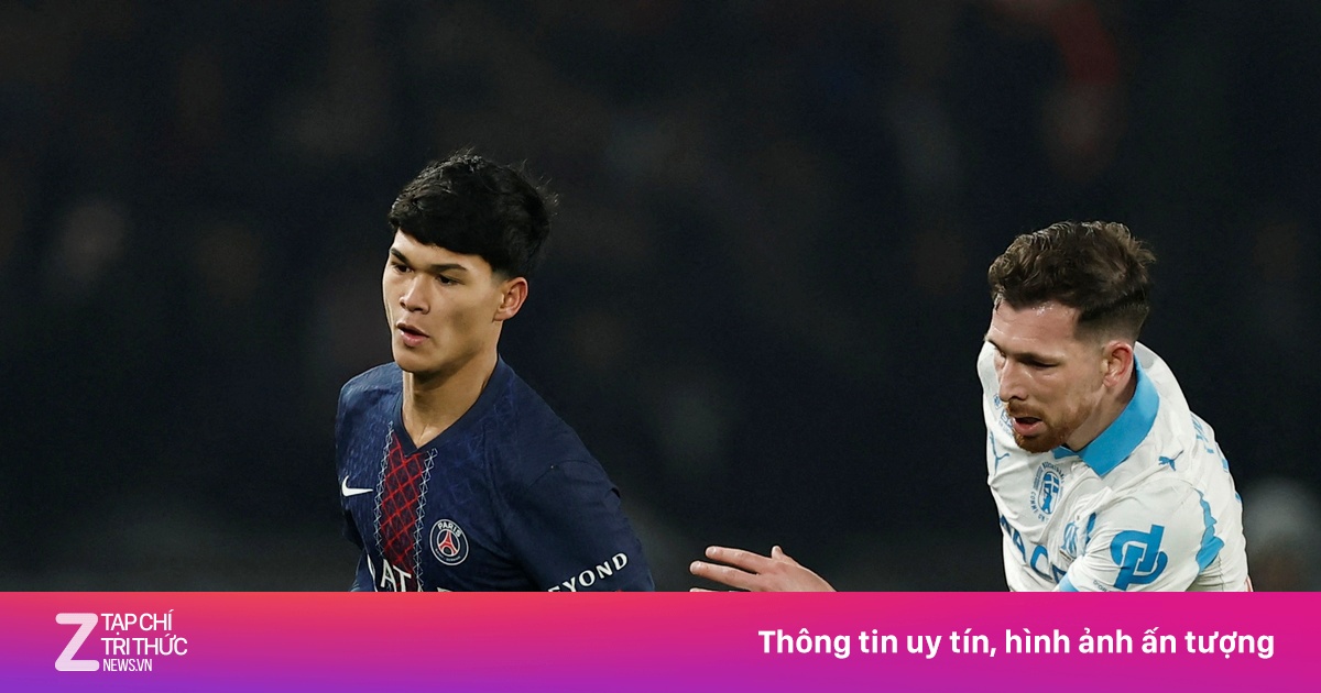 15 phút ra mắt PSG của tài năng trẻ gốc Philippines