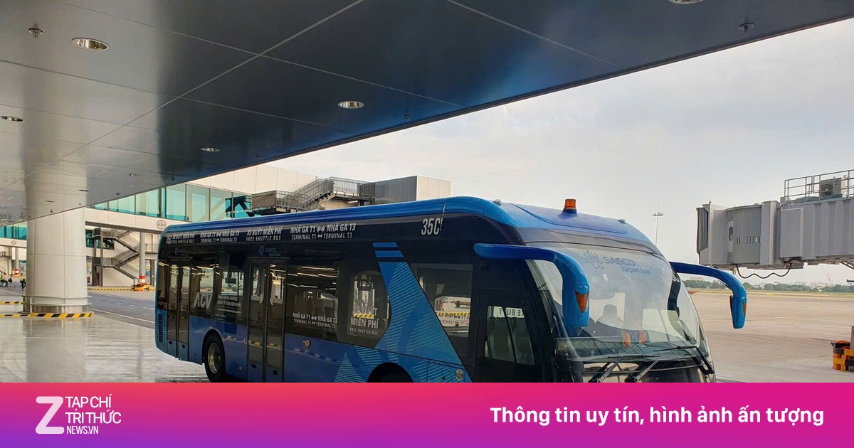 Thêm xe buýt miễn phí nối nhà ga T3 và T1 Tân Sơn Nhất