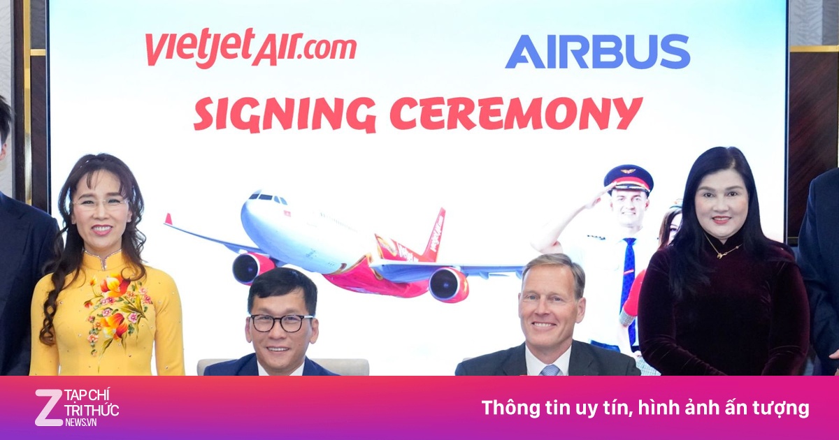 Vietjet đặt mua thêm 100 máy bay Airbus