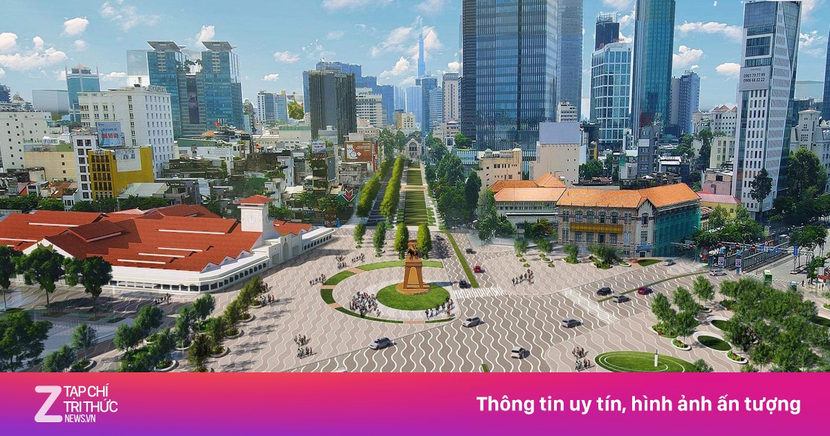 Diện mạo cảnh quan trước chợ Bến Thành với dự án cải tạo 145 tỷ đồng