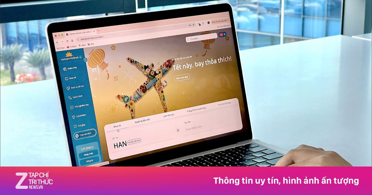 Vietnam Airlines khuyến cáo khách mua vé dịp Tết