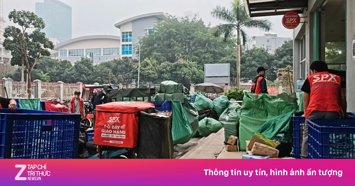 Mua sắm online bùng nổ dịp Tết, shipper quá tải