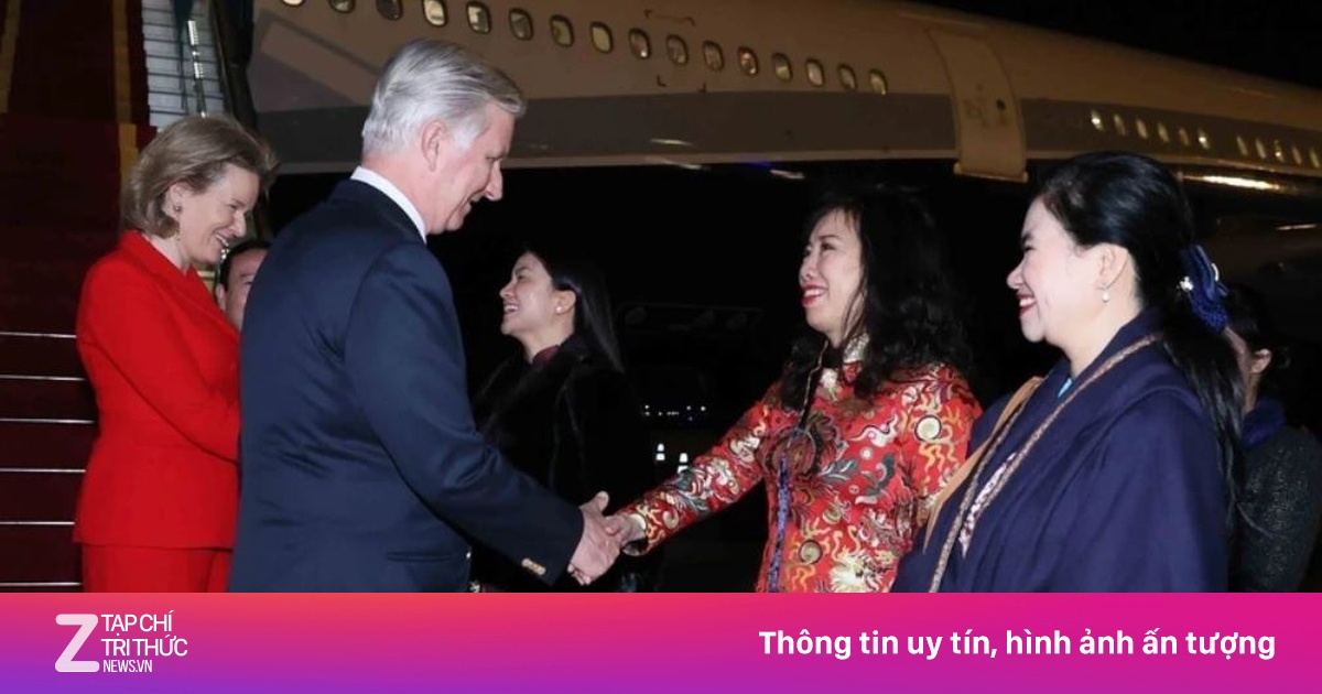 Nhà Vua và Hoàng hậu Bỉ đến Hà Nội, bắt đầu thăm Việt Nam