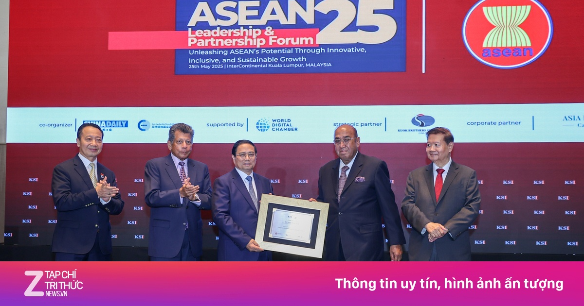 Thủ tướng Phạm Minh Chính được vinh danh nhà lãnh đạo ASEAN tiêu biểu