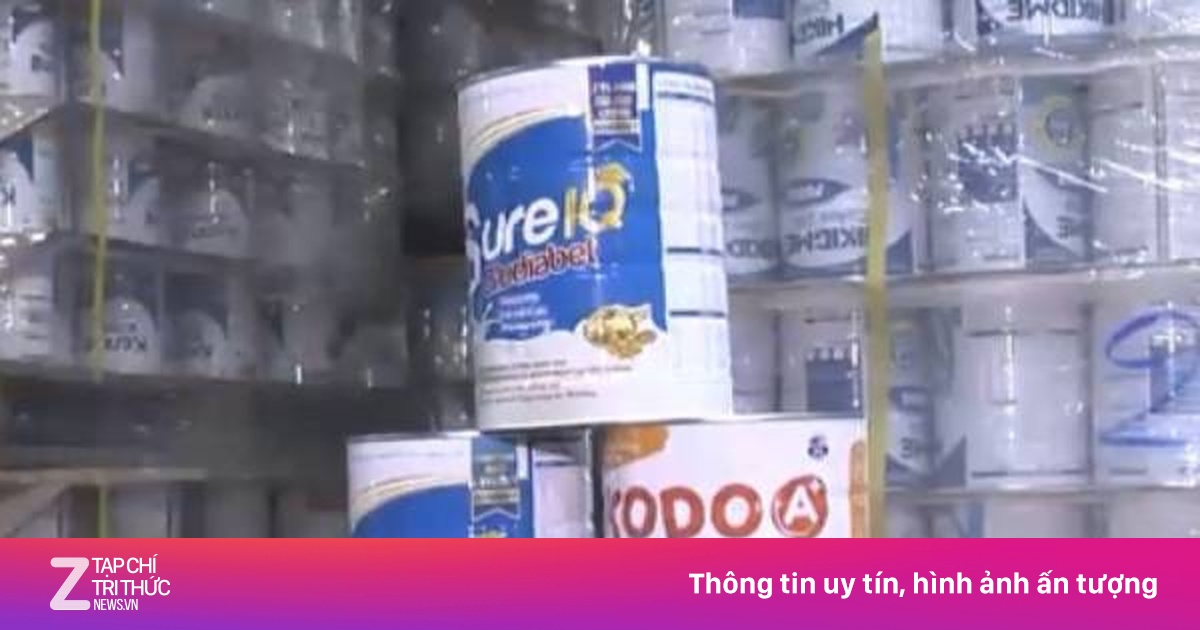 Triệt phá xưởng sản xuất sữa bột giả quy mô lớn với gần 600 chủng loại
