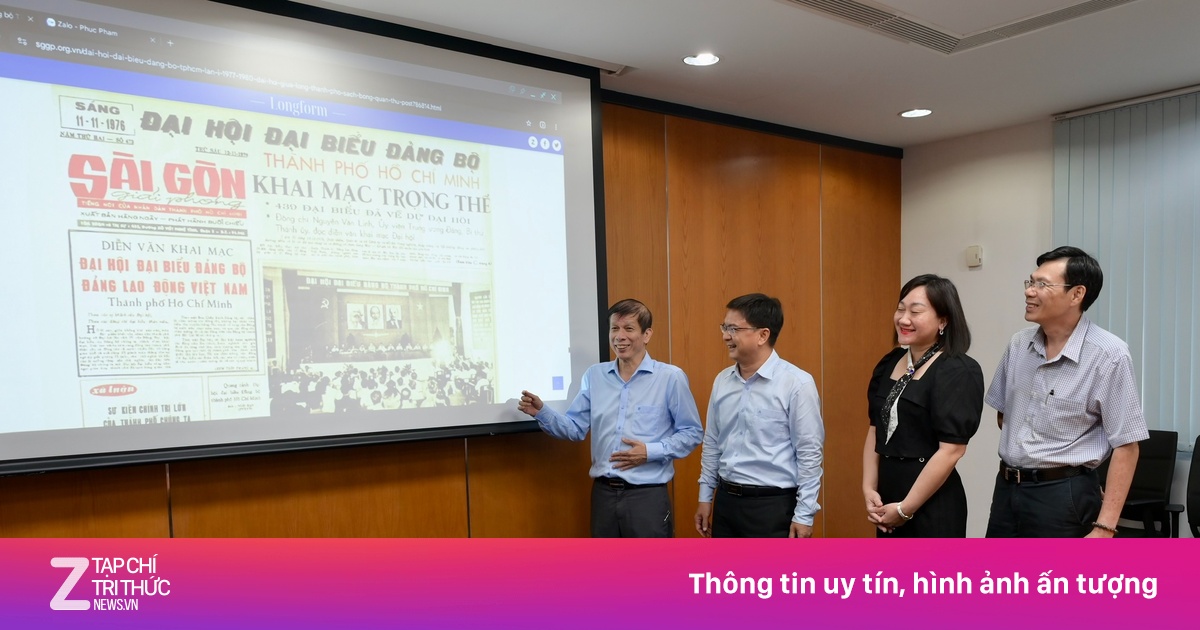 Ra mắt công trình báo chí dữ liệu TP.HCM 50 năm - Những dấu ấn tự hào