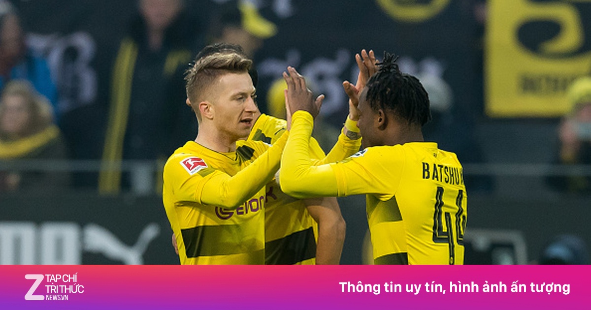 Batshuayi lại nổ súng, Dortmund trở lại nhóm dự Champions League - Thể ...