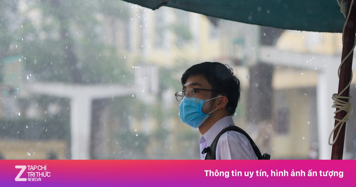 Thời tiết diễn biến thất thường trong tuần thi tốt nghiệp THPT