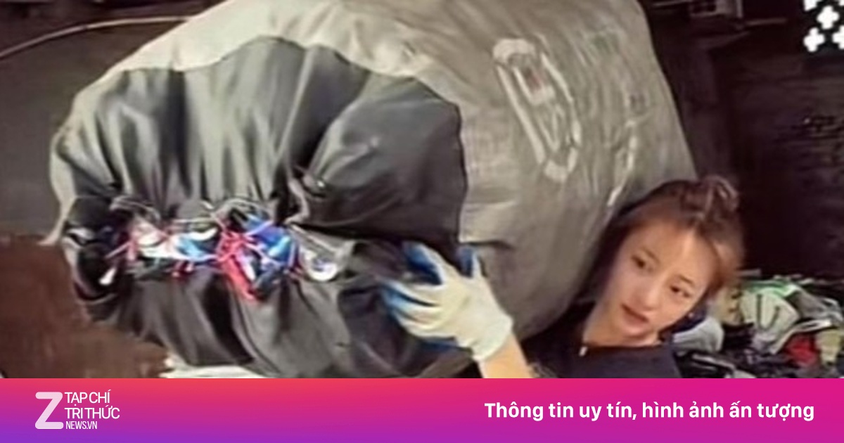 'Hot girl đồng nát' TQ ngày làm ở bệnh viện, tối xả vai làm bốc vác