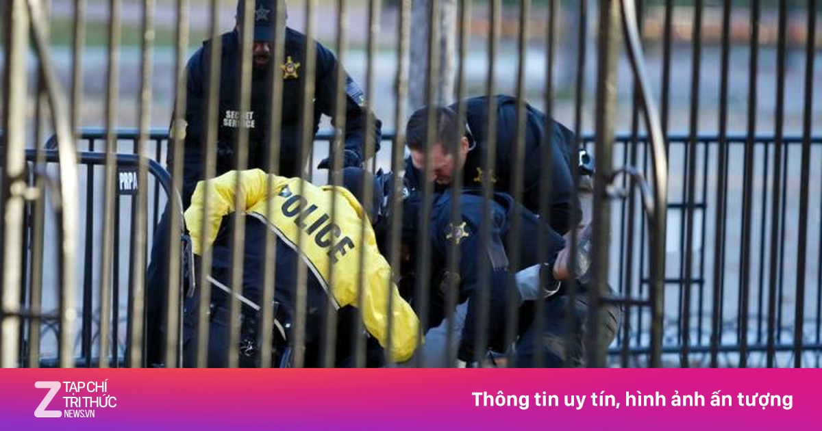 Đặc vụ Mỹ bắt người leo rào xâm nhập Nhà Trắng - Thế giới - ZNEWS.VN