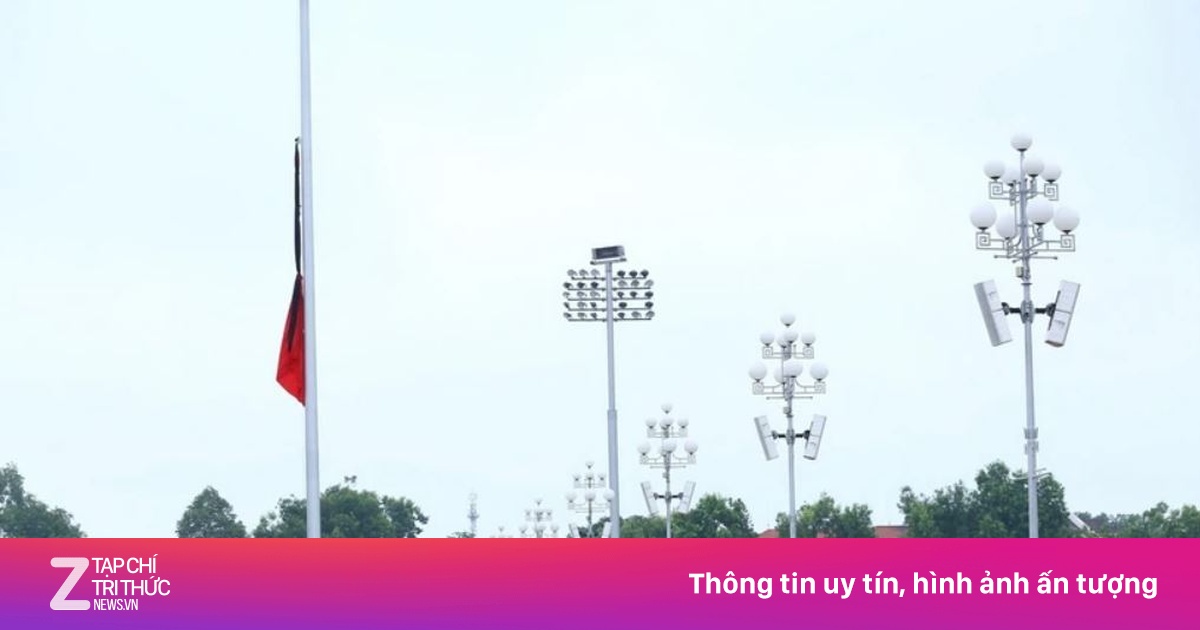 Treo cờ rủ trong ngày Quốc tang như thế nào cho đúng? - Xã hội - ZNEWS.VN