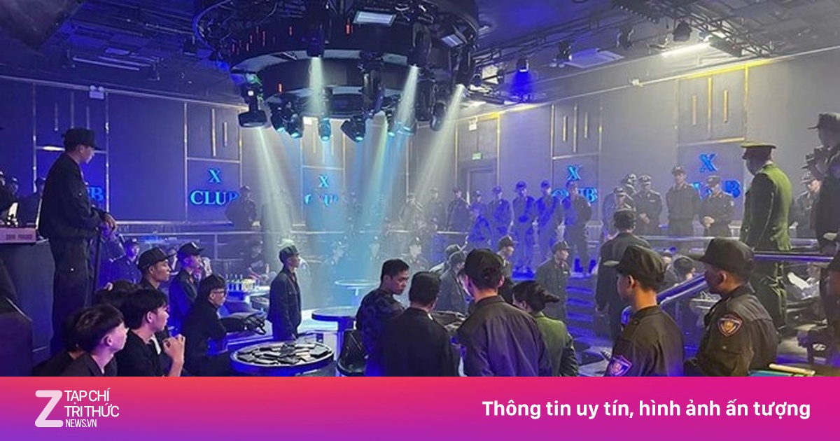 Đột kích quán bar X-Club phát hiện 6 đối tượng dương tính với ma túy ...