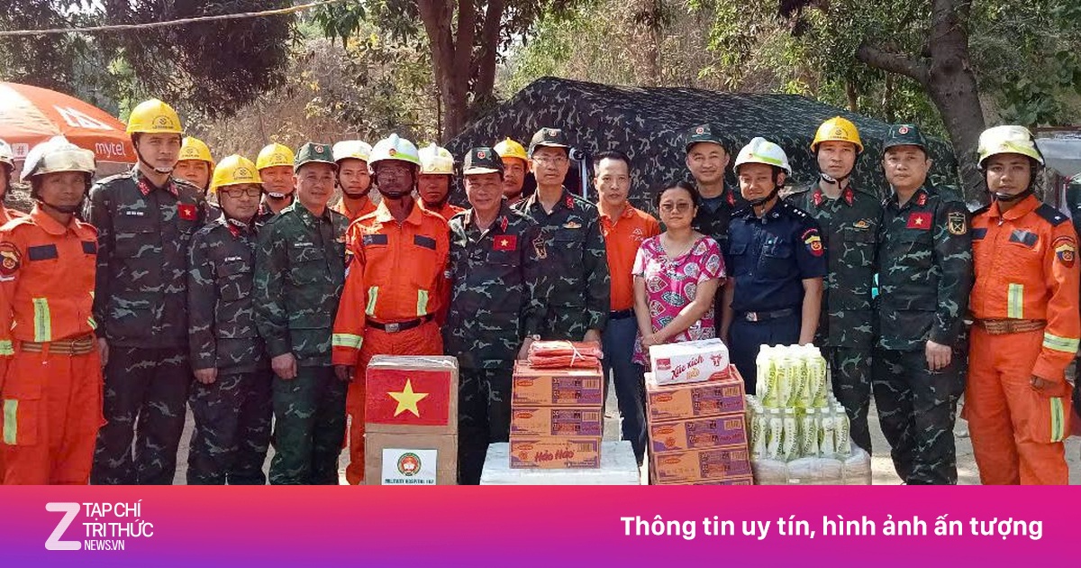 Món quà nhỏ bộ đội Việt Nam tặng gia đình Đại úy người Myanmar