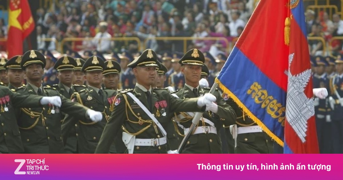 'Quân đội Campuchia vinh dự và tự hào tham gia diễu binh ở Việt Nam'