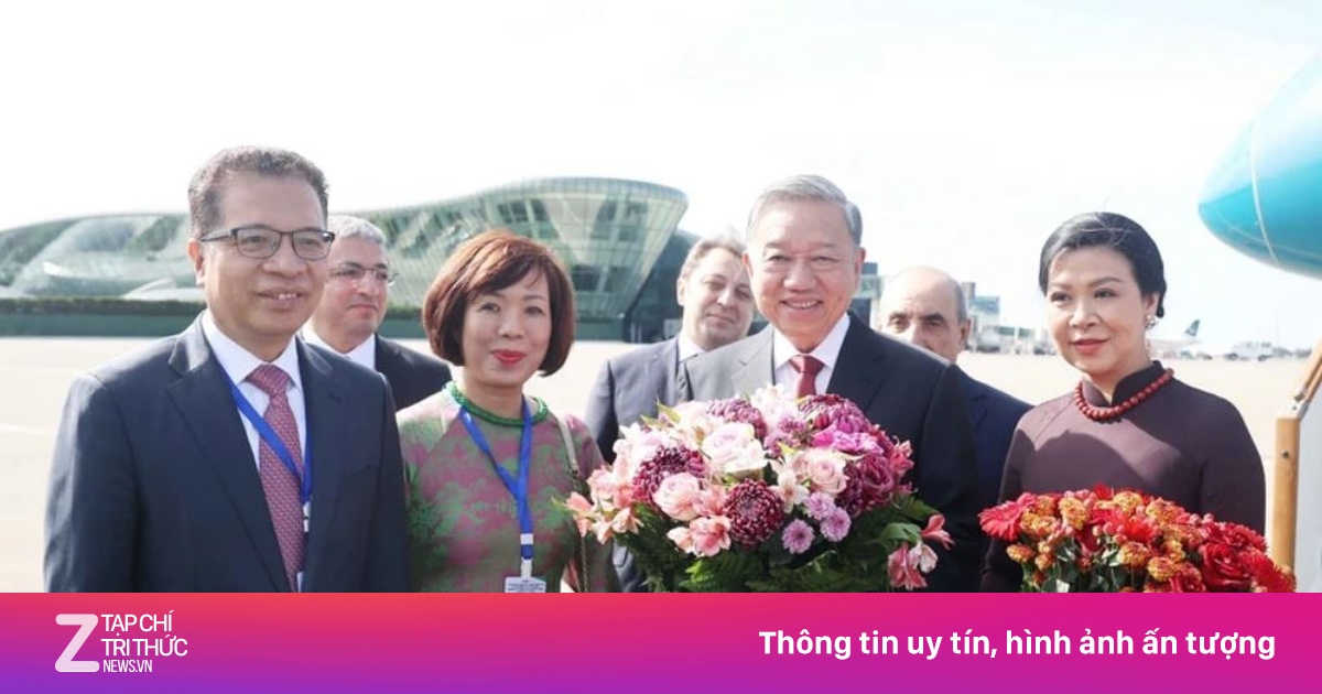 Tổng Bí thư Tô Lâm và Phu nhân bắt đầu thăm Cộng hòa Azerbaijan