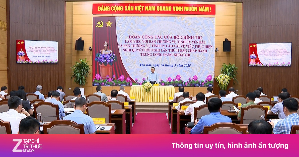 Đoàn công tác của Bộ Chính trị làm việc với 2 tỉnh Lào Cai và Yên Bái