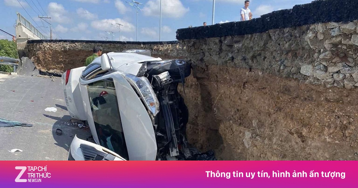Điều tra vụ đường dẫn lên cầu ở Tây Ninh vừa khánh thành đã sụt lún