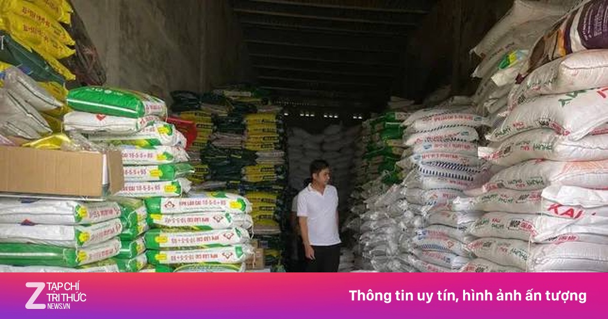 Khởi tố đối tượng sản xuất hàng nghìn tấn phân bón giả