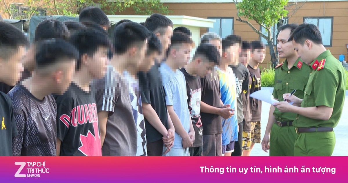 Tạm giữ hình sự 38 đối tượng lập nhóm 'cà khịa' người đi đường