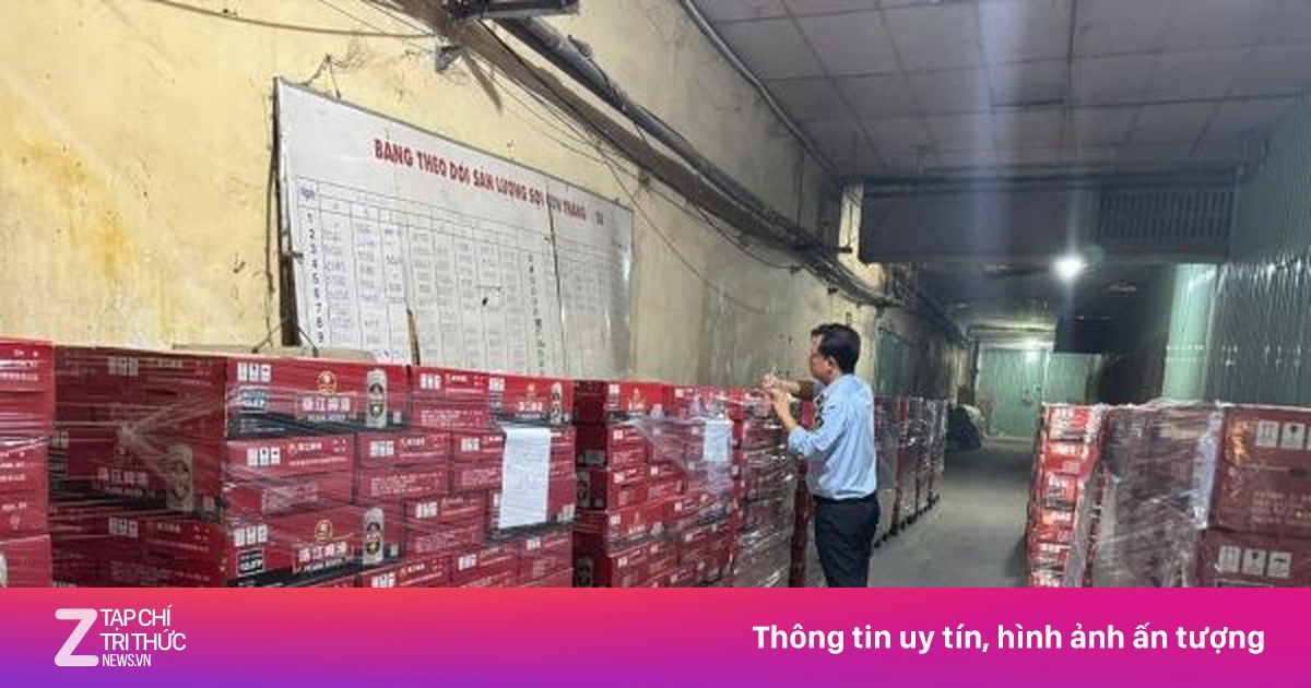 Phát hiện hơn 3.200 thùng bia ngoại không rõ nguồn gốc
