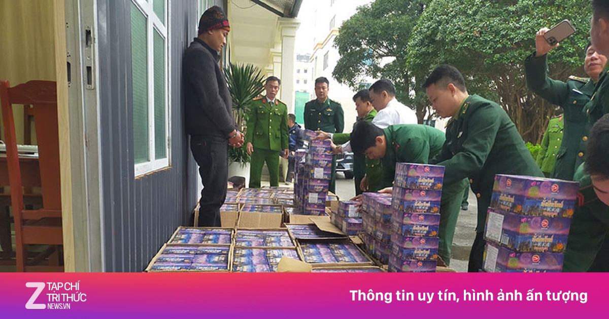 Vận chuyển hơn 1 tấn pháo lậu từ Lào qua biên giới vào Việt Nam