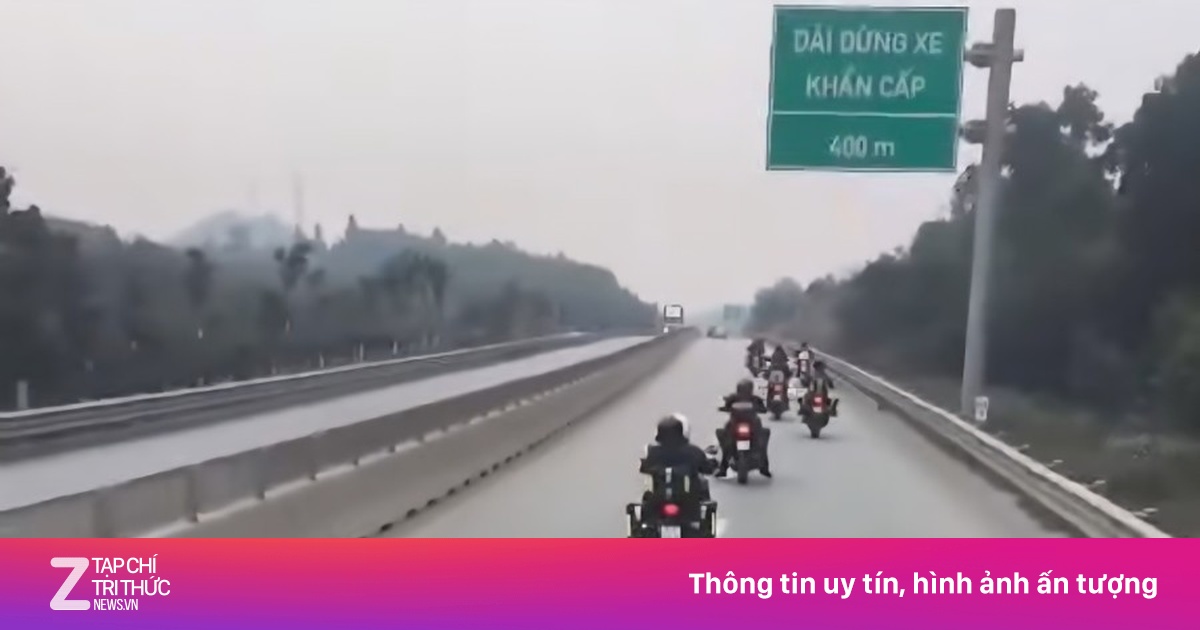 Xử phạt 11 người nước ngoài đi mô tô phân khối lớn vào cao tốc