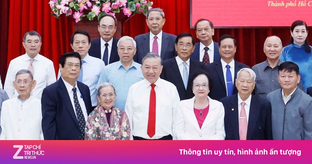 Tổng Bí thư Tô Lâm gặp mặt các nguyên Ủy viên TW Đảng khu vực phía Nam tại TP.HCM