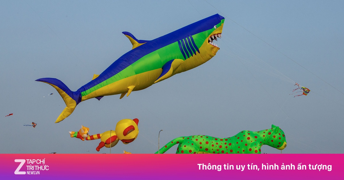 Bầu Trời Tây Ninh Rực Rỡ Với Hàng Trăm Cánh Diều Khổng Lồ Nghệ Thuật