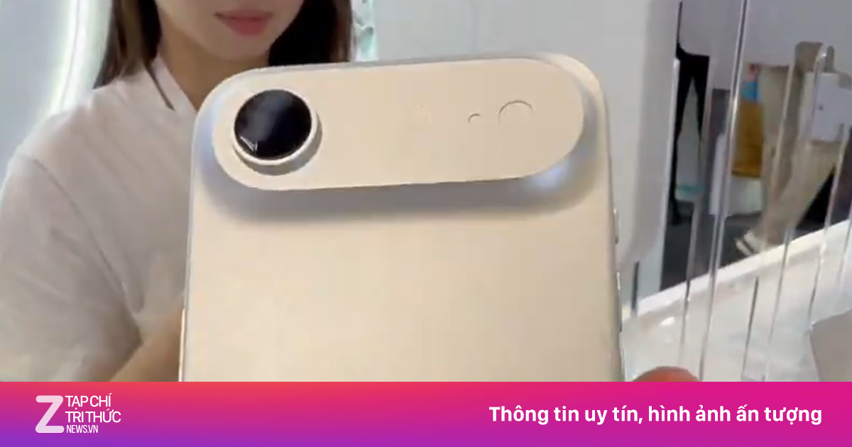 Đây là cụm camera của iPhone 17 Air?