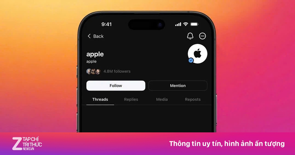 Bất ngờ với tài khoản mạng xã hội của Apple