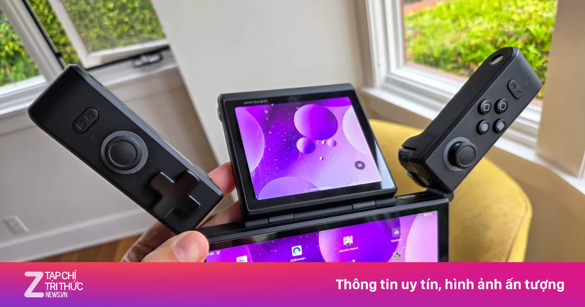 Máy chơi game cầm tay 'biến hình' được