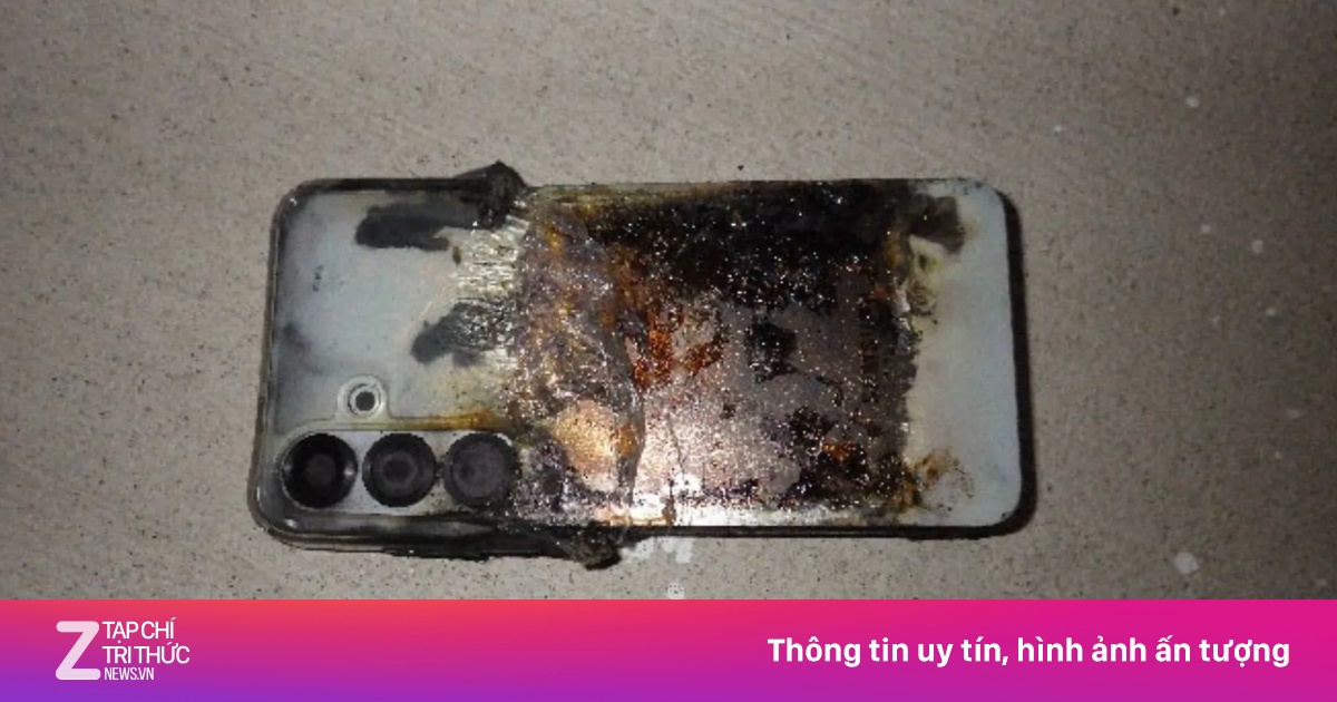 Điện thoại Galaxy S25 Plus phát nổ khi đang sạc