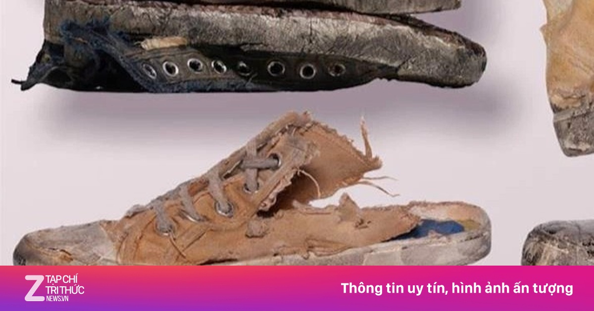 Balenciaga tiếp tục bị chỉ trích vì bán giày rách | Znews.vn