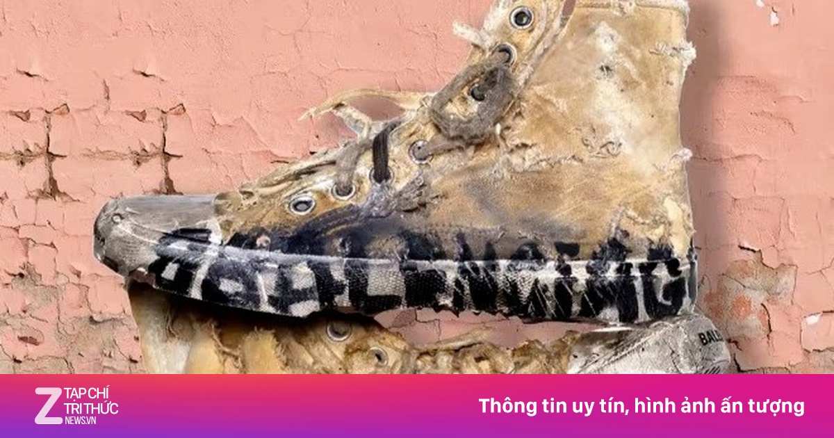 Người Trung Quốc chỉ trích mẫu giày rách, bẩn của Balenciaga - Thời ...